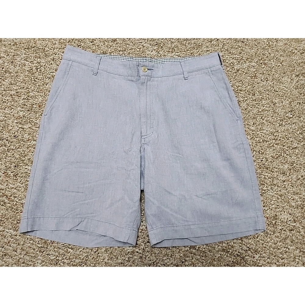 Bills Khakis Shorts Size 36x9 Light Blue PS Parker Standard Fit 100% Cotton USA